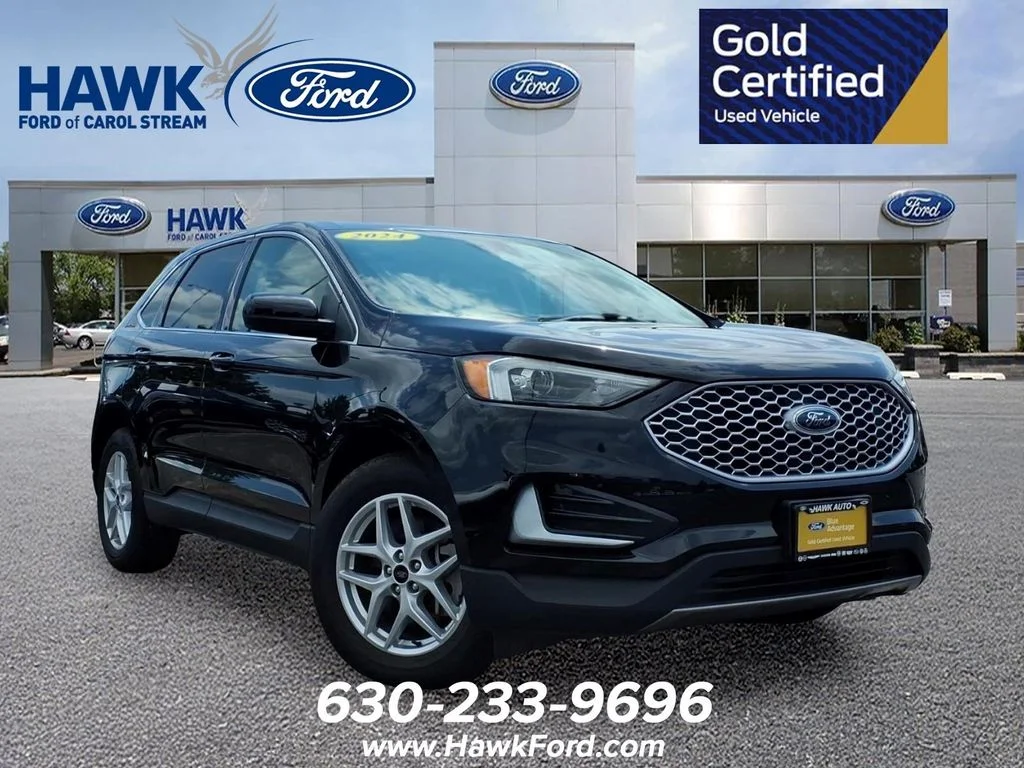 Certified Used 2024 Black Metallic Ford SEL image 1