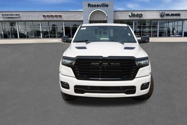 New 2026 Bright White Clear-Coat Exterior Paint RAM Laramie image 8