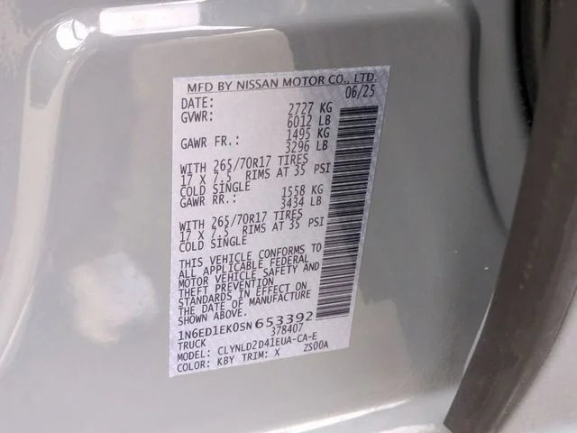 Used 2025 Gray Nissan PRO-4X image 35