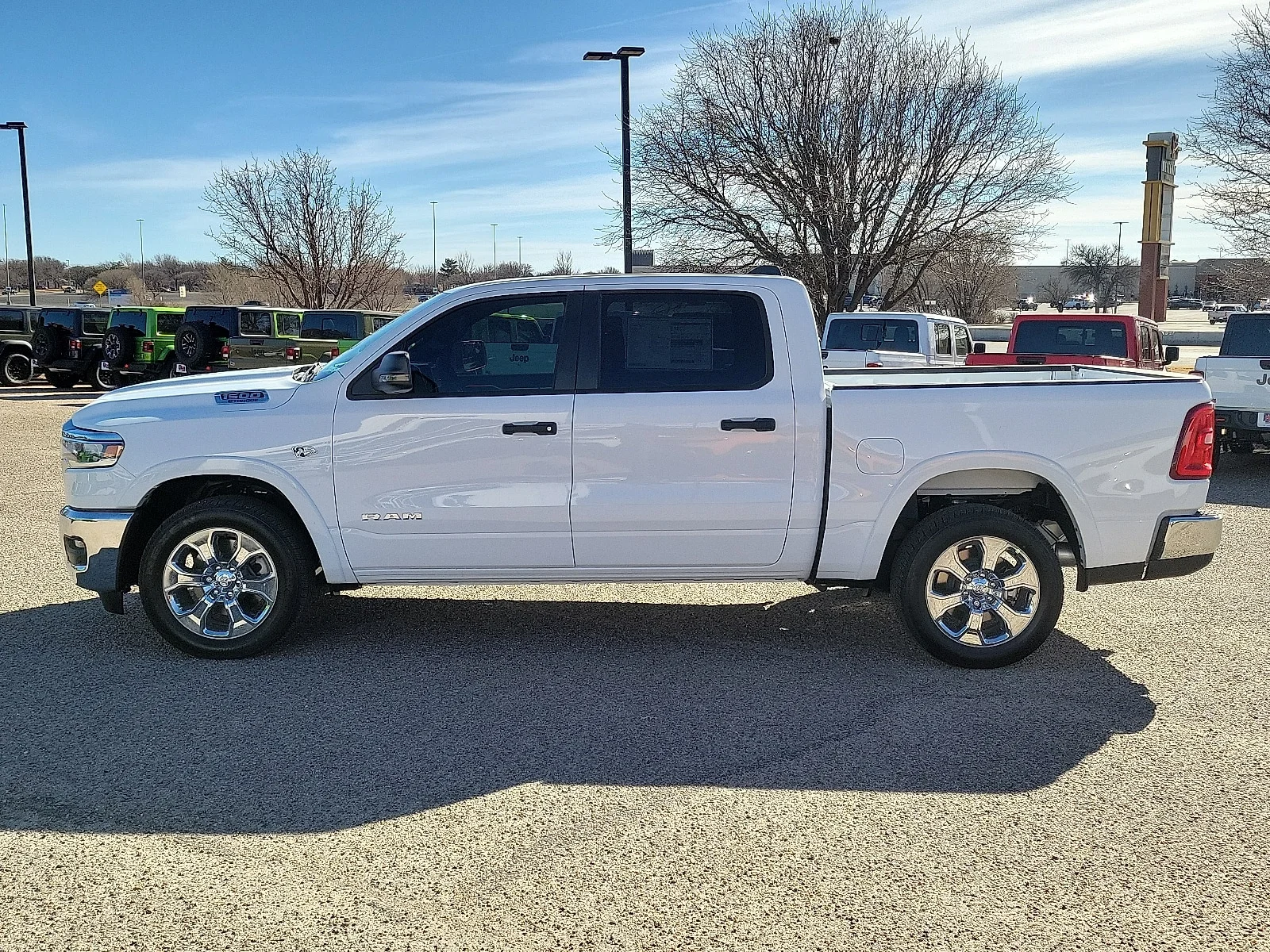 New 2026 PW7 Bright Whit Ram LONE STAR CREW CAB 4X4 5