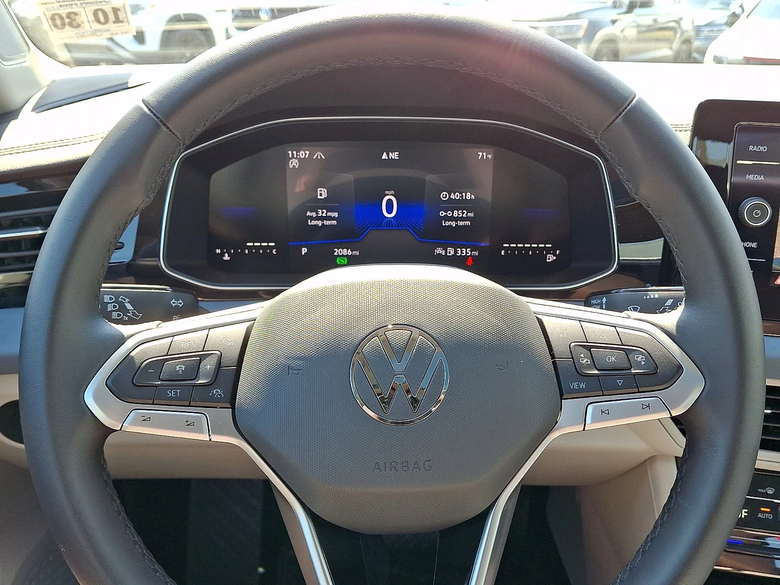 Used 2025 Deep Black Pearl   2T2t Volkswagen SE image 19