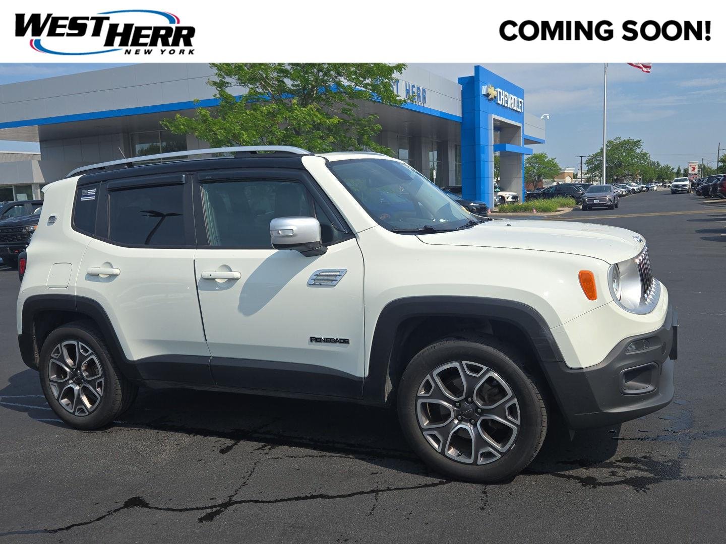 Used 2017 Alpine White Jeep Limited image 1