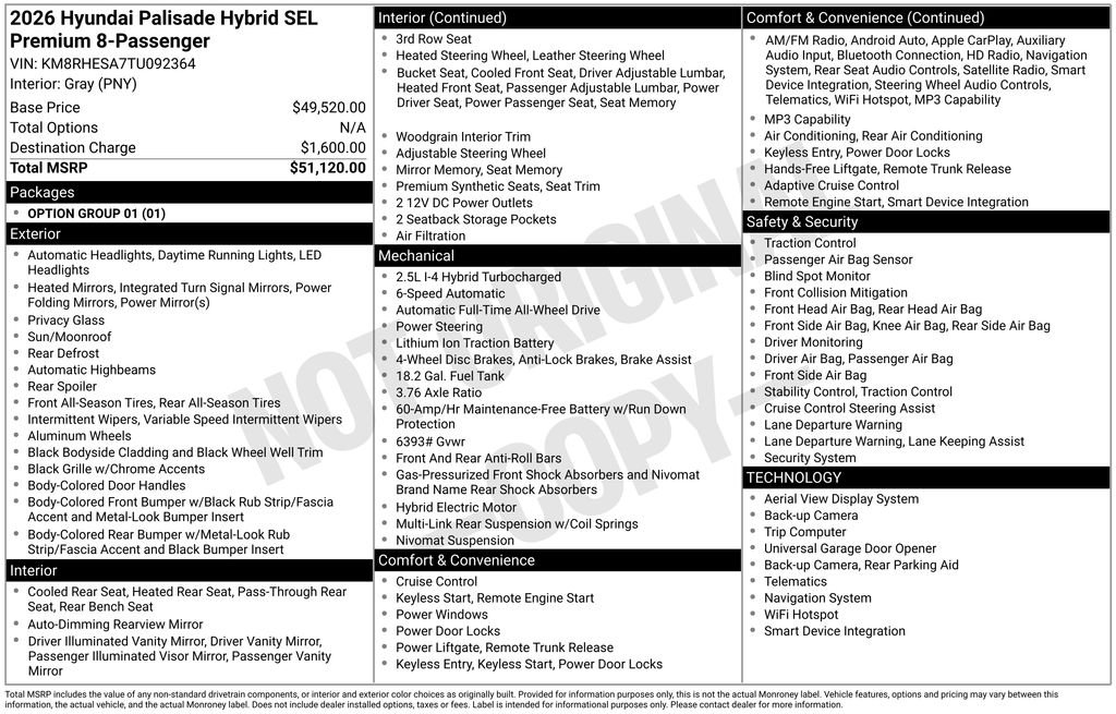New 2026 Green Hyundai SEL Premium image 3