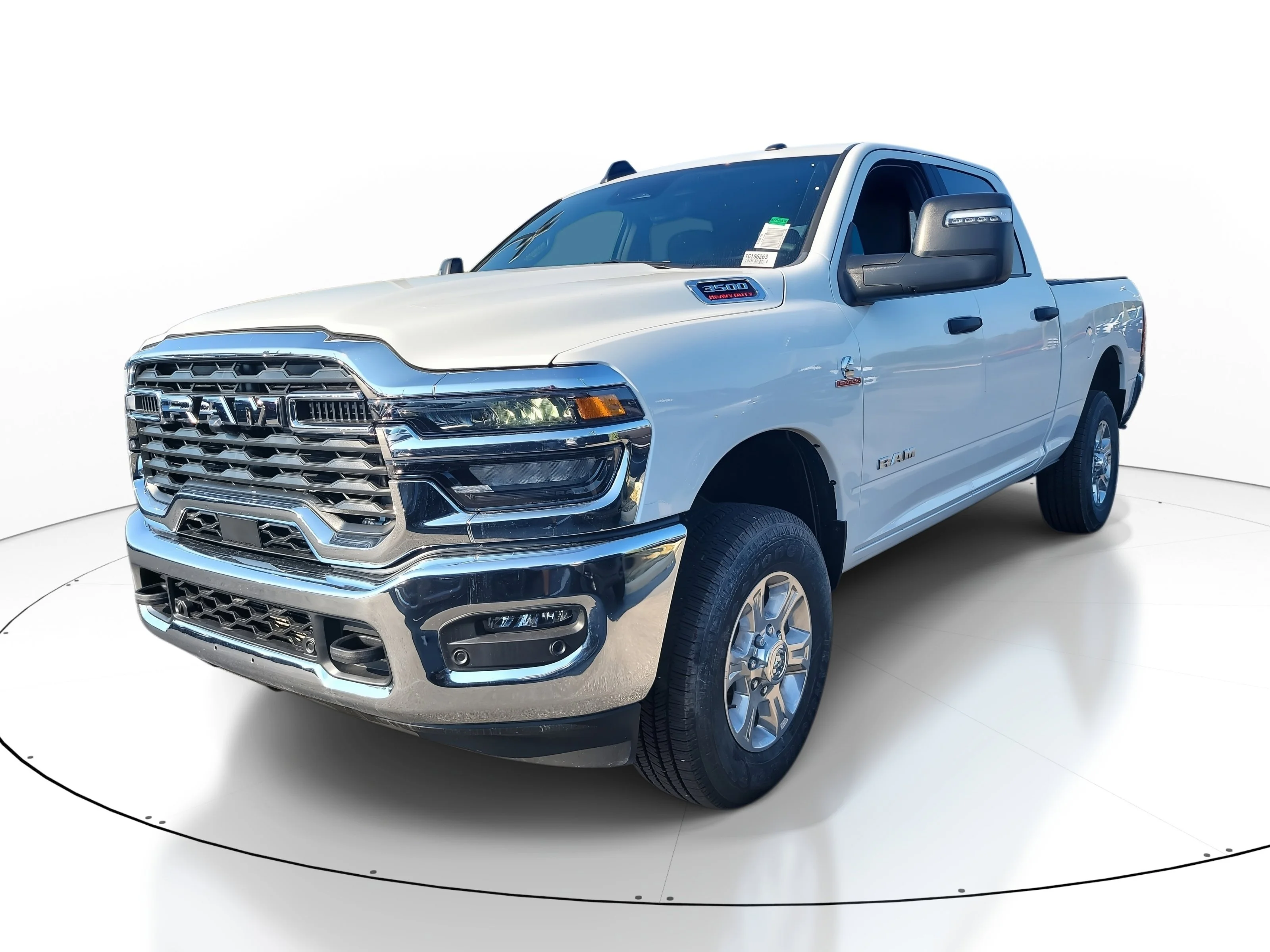 New 2026 Bright White Clearcoat RAM Big Horn image 4