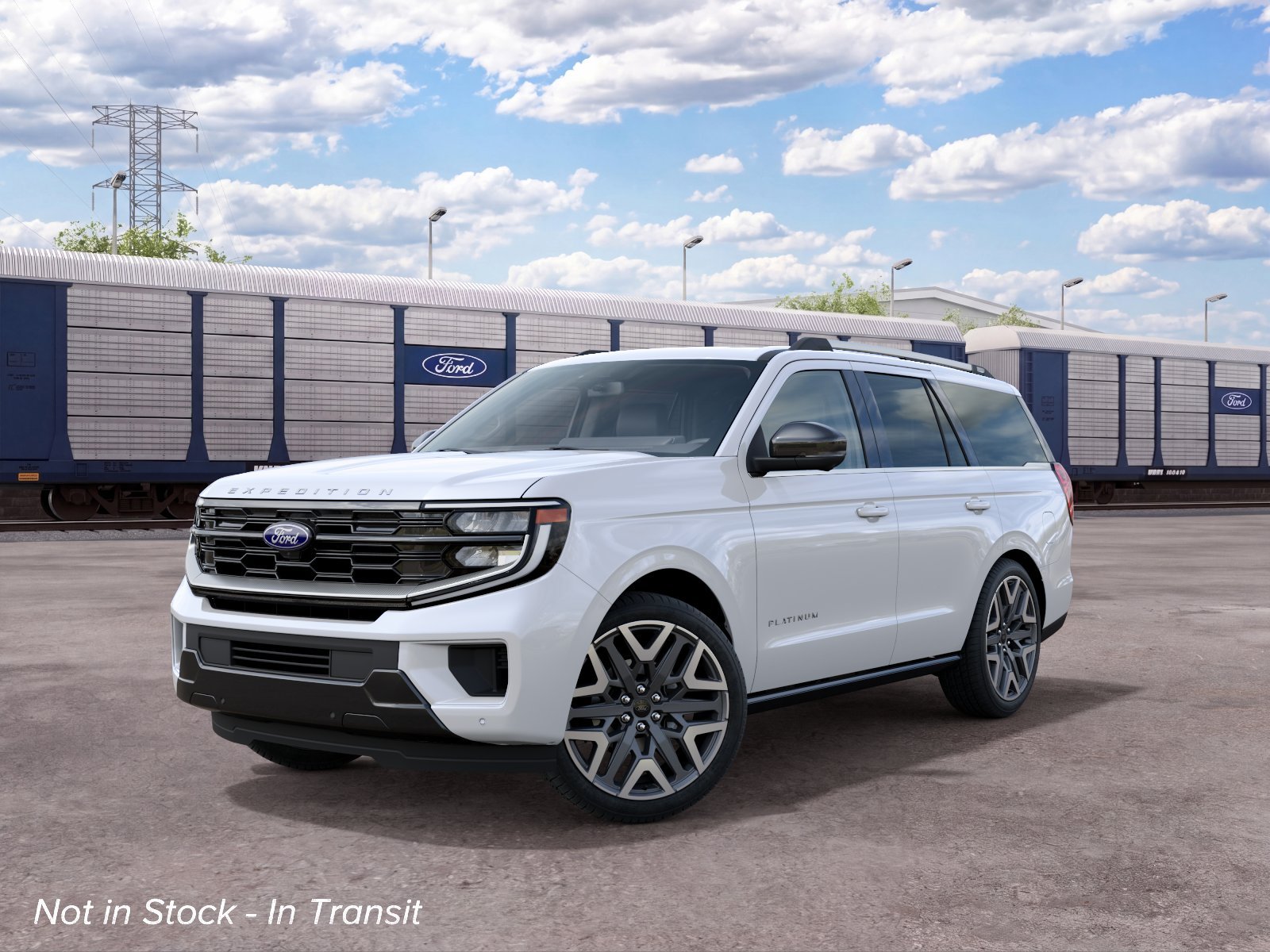 New 2027 Star White Metallic Tri-Coat Ford Platinum image 2
