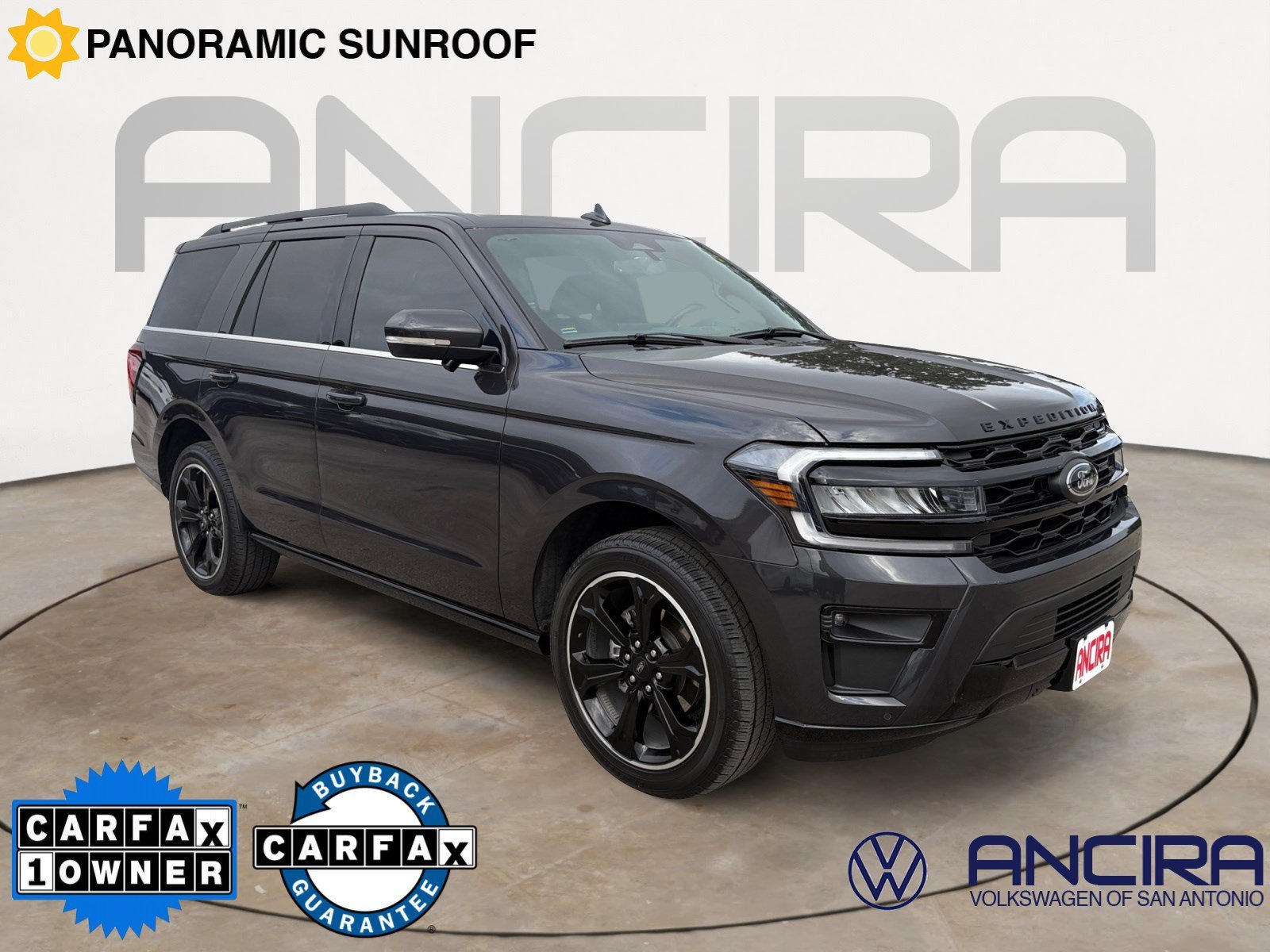 Used 2023 Dark Matter Metallic Ford Limited image 1