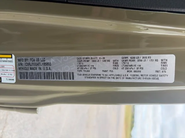 New 2026 41 Exterior Paint Jeep Mojave X image 29