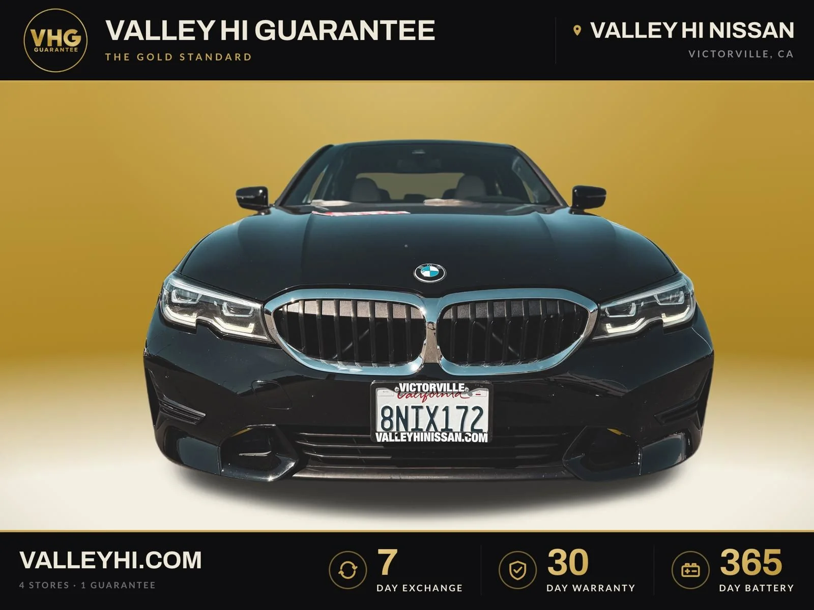 Used 2020 Black BMW 330i image 2