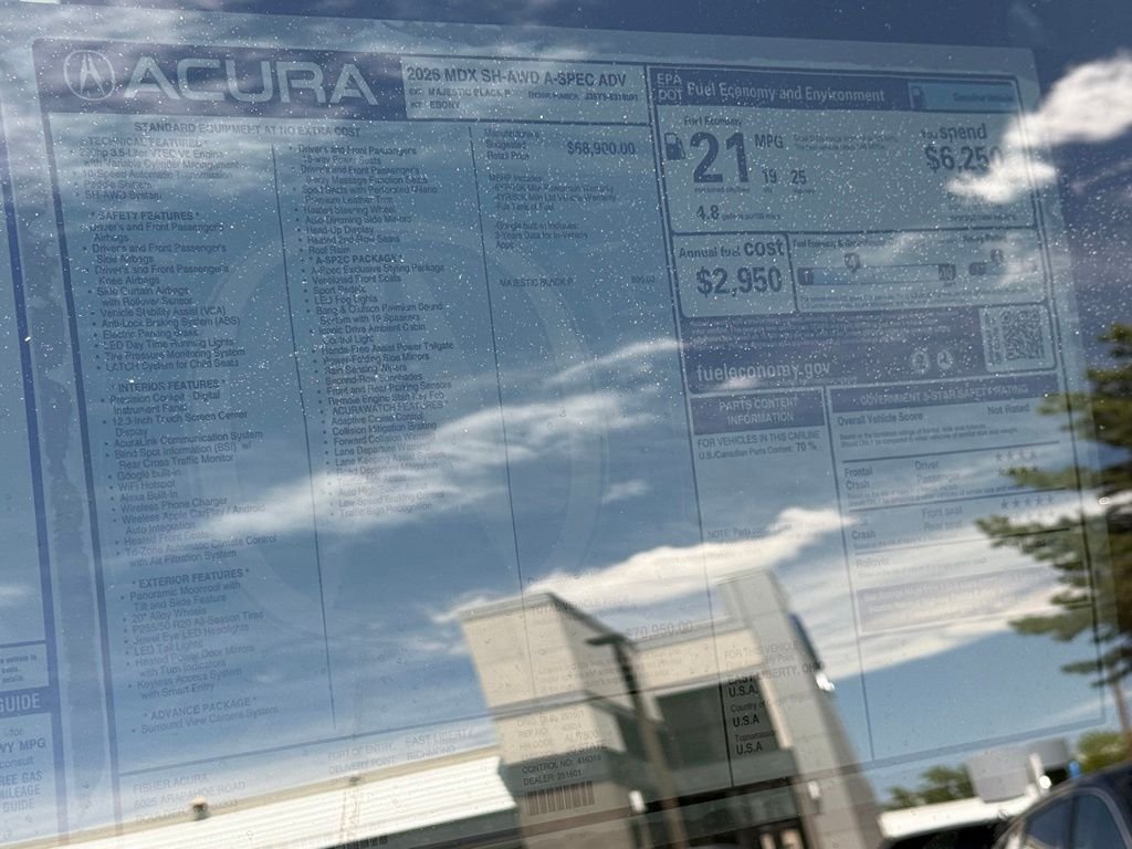 New 2026 Majestic Black Pearl Acura A-Spec Advance Package image 26