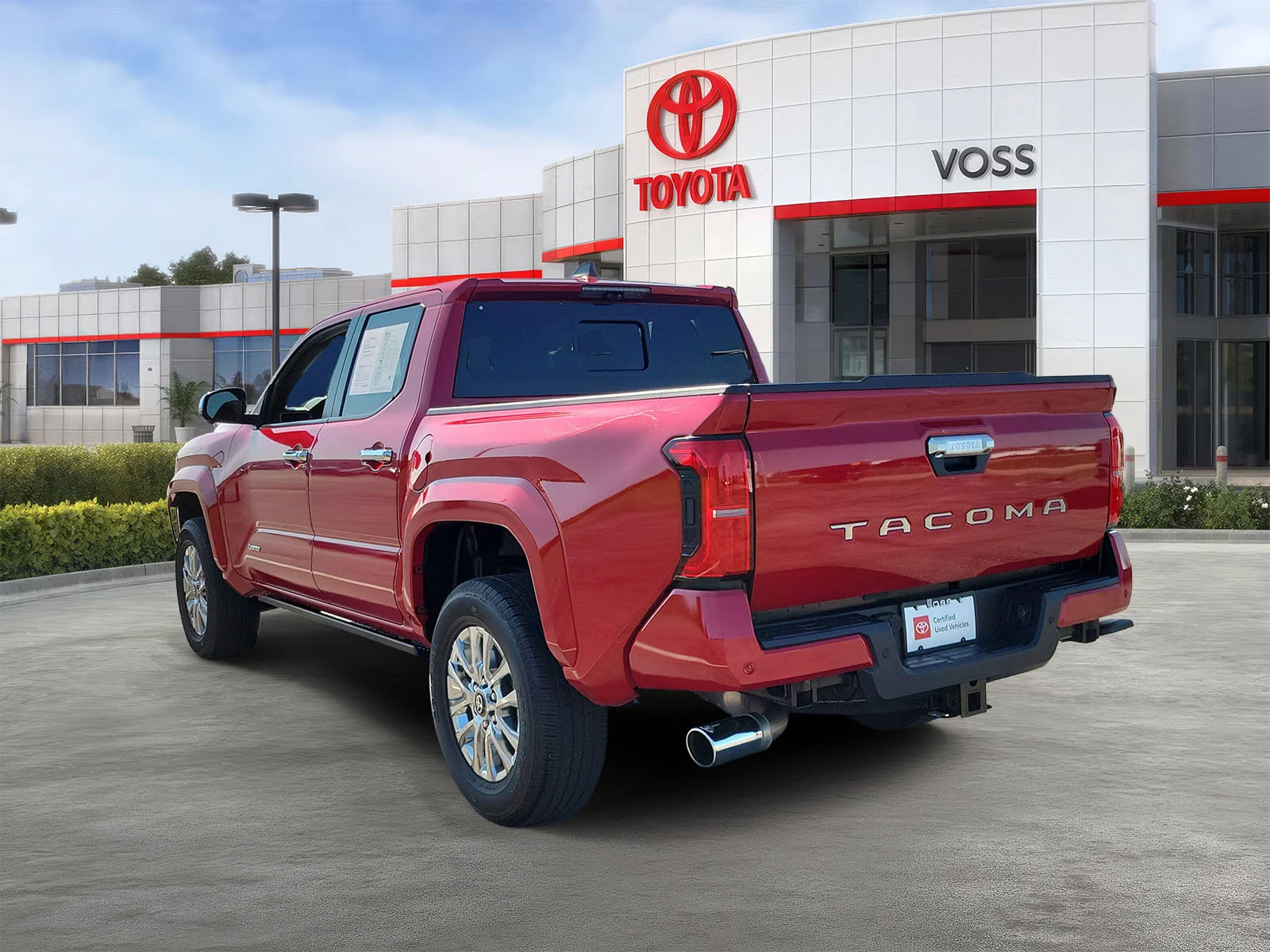 Certified Used 2024 Supersonic Red Toyota Limited image 3