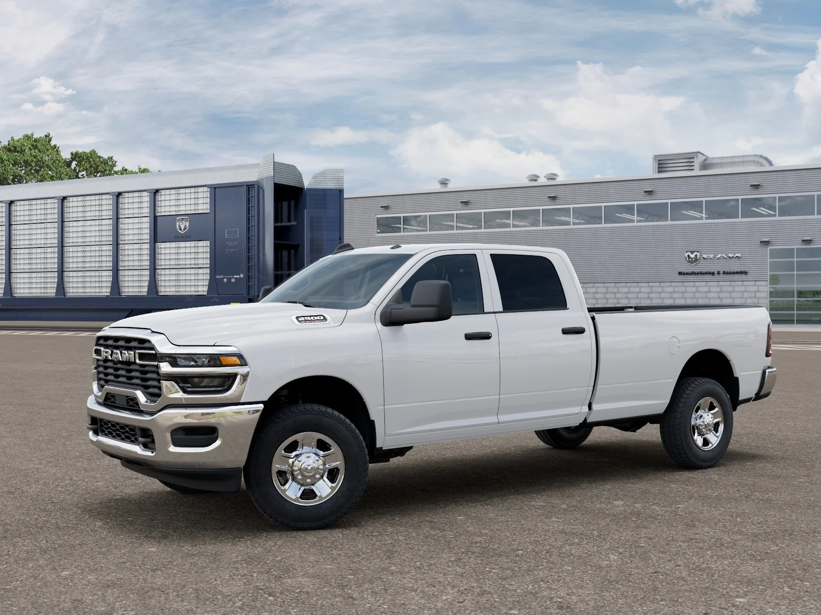 New 2026 Bright White Clearcoat Ram Tradesman image 1