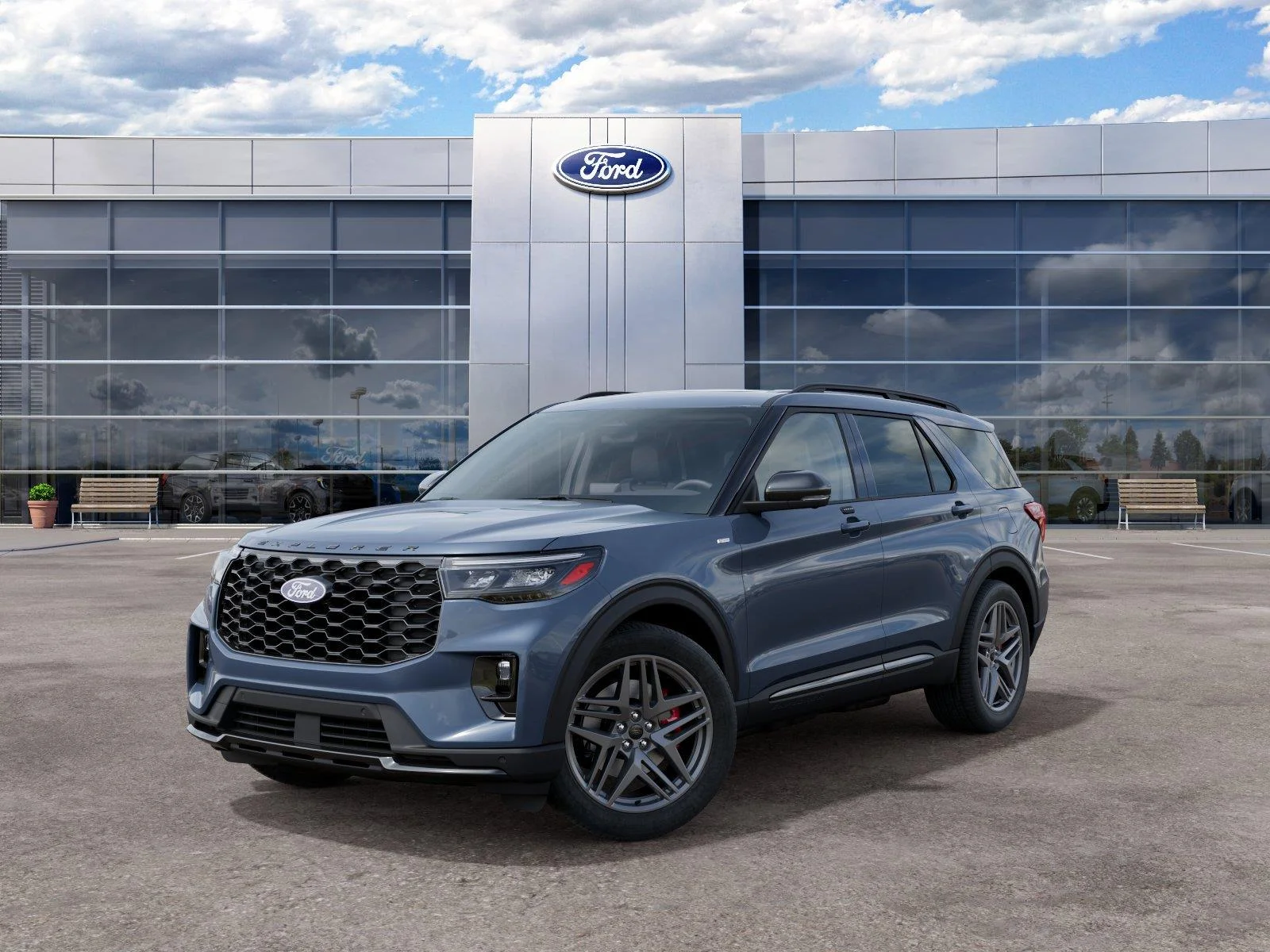 New 2027 Vapor Blue Metallic Ford ST-Line image 2
