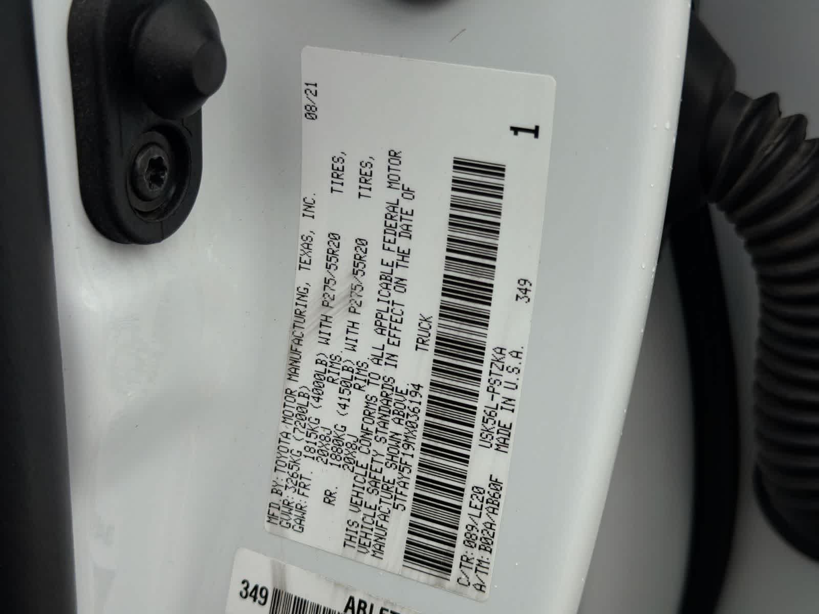 Used 2021 Wind Chill Pearl Toyota Platinum image 39