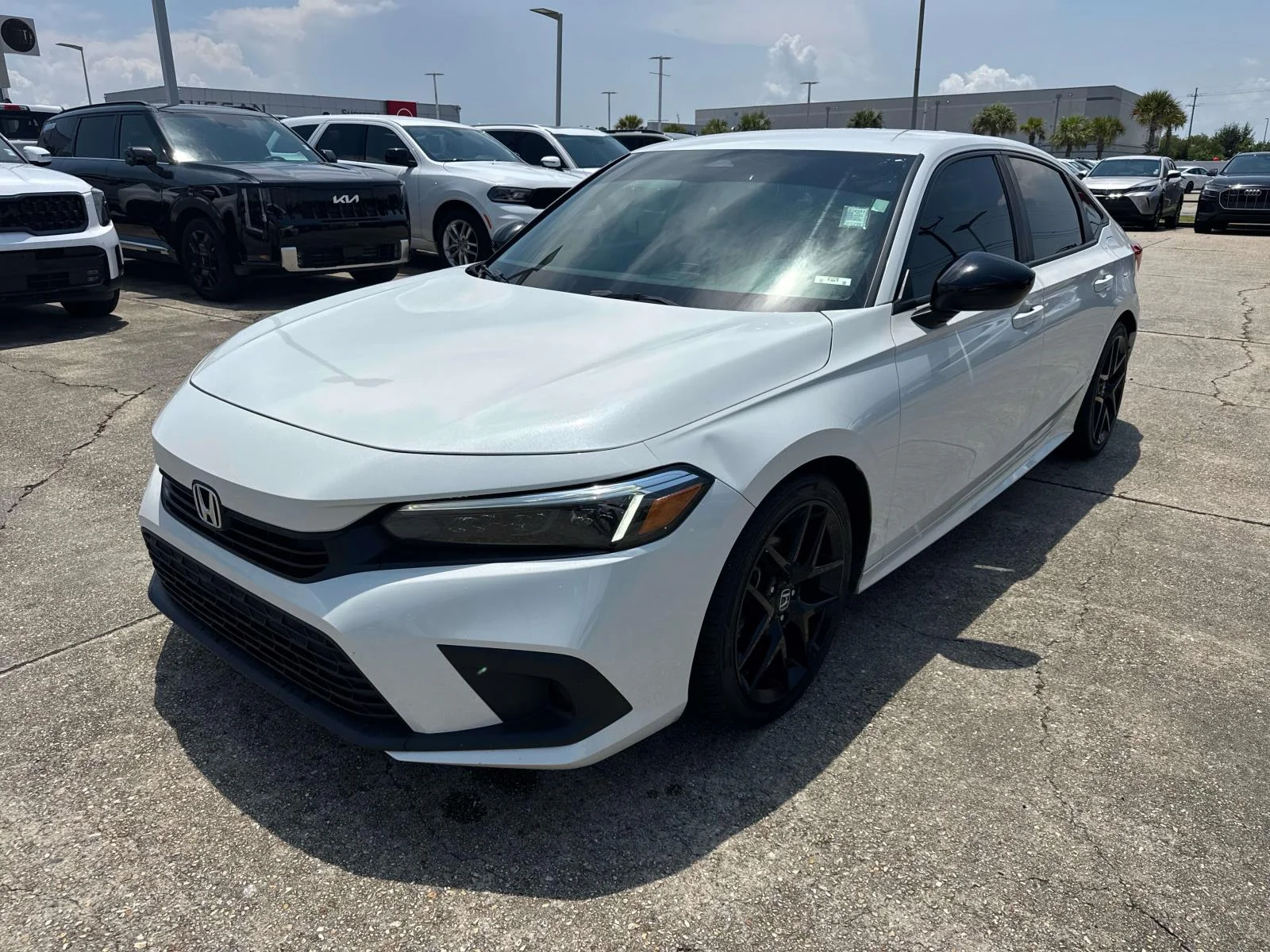 Used 2024 White Honda Sport CVT image 3