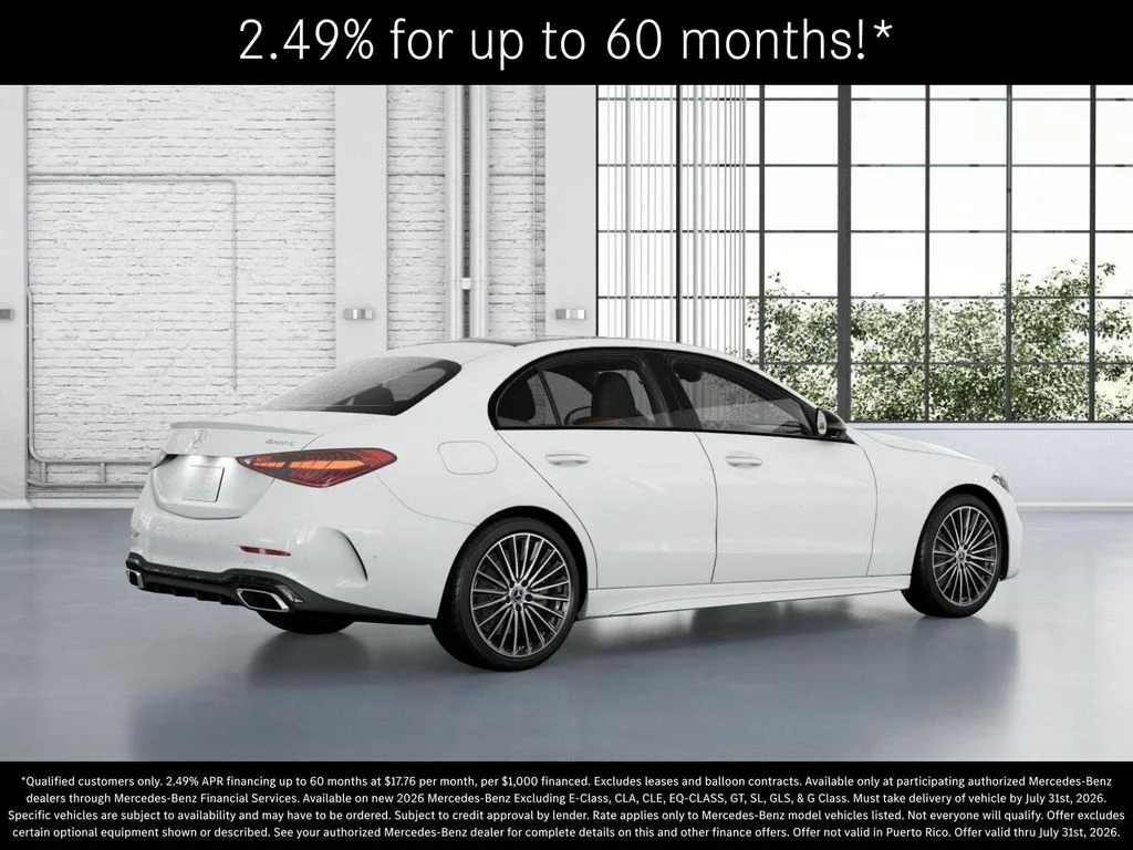 New 2026 Polar White Mercedes-Benz C 300 image 20