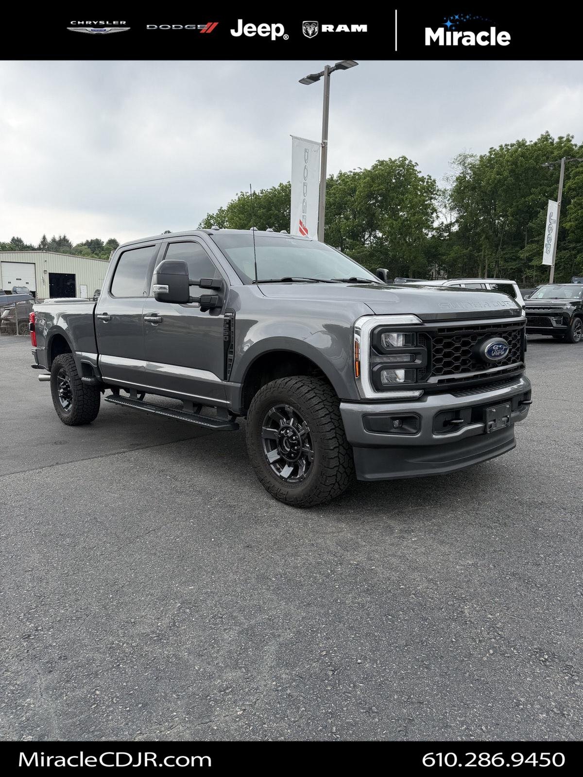 Used 2024 Carbonized Gray Metallic Ford LARIAT image 1