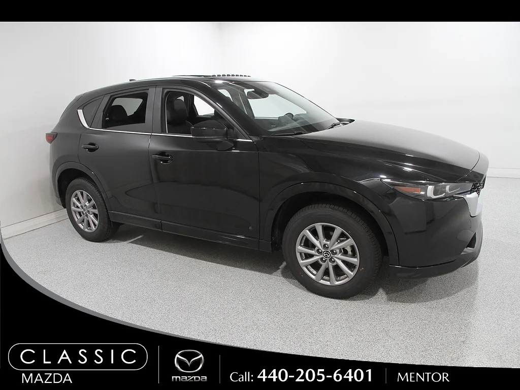 Certified Used 2025 Jet Black Mica Mazda 2.5 S Preferred image 1