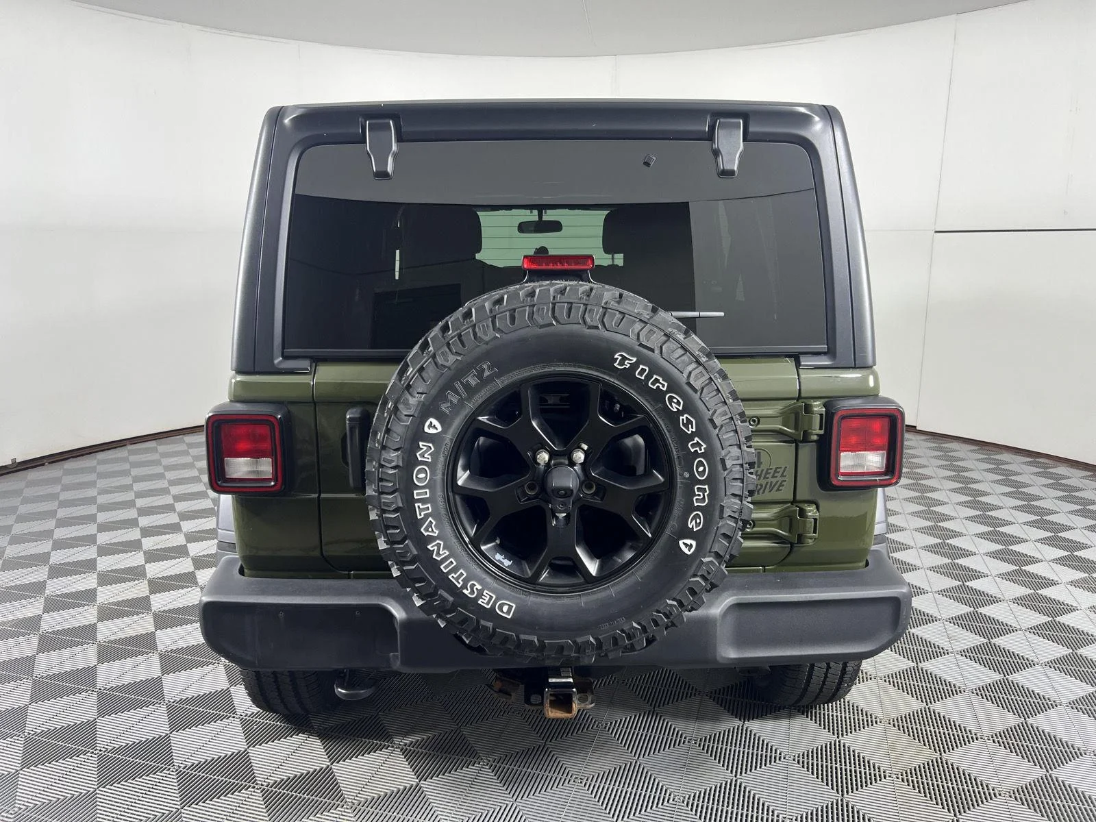 Used 2022 Sarge Green Clearcoat Jeep Unlimited Willys image 11