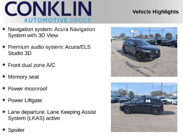 Used 2023 Majestic Black Pearl Acura A-Spec Package image 2