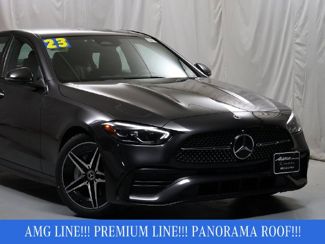 Certified Used 2023 Graphite Gray Metallic Mercedes-Benz C 300 image 2