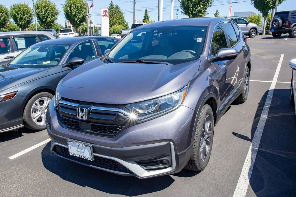 Certified Used 2022 Modern Steel Metallic Honda EX image 3