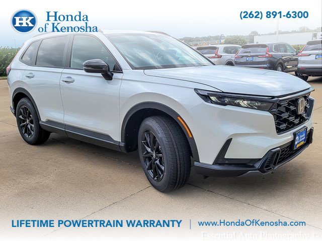 New 2027 Platinum White Pearl Honda Sport-L Hybrid AWD image 3