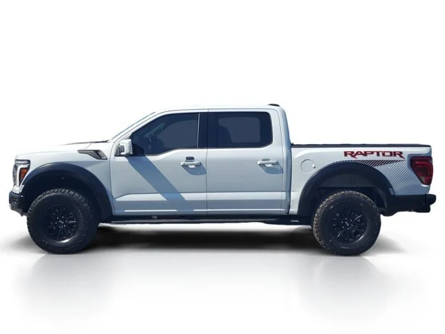 Used 2025 Space White Metallic Ford Raptor image 4