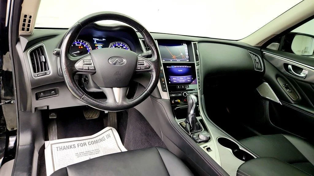Used 2017 Black Obsidian INFINITI 3.0t Signature Edition AWD w/ Driver Assist & Premium Plus Pkg image 13