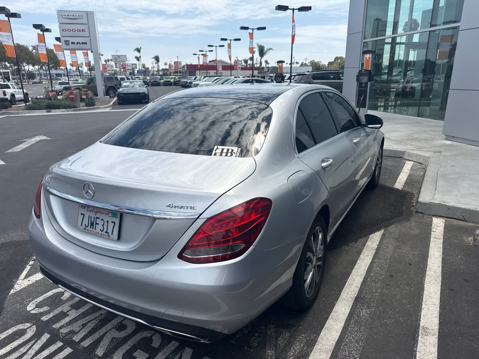 Used 2015 Iridium Silver Metallic Mercedes-Benz C 300 image 4
