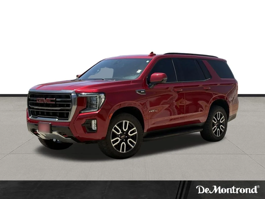 Used 2021 Cayenne Red Tintcoat GMC AT4 image 1