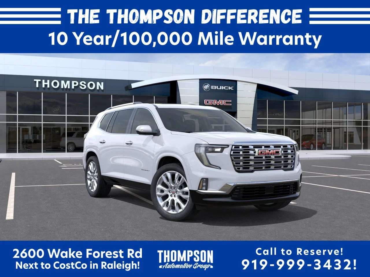 New 2026 Glacier White Tricoat GMC Denali image 1