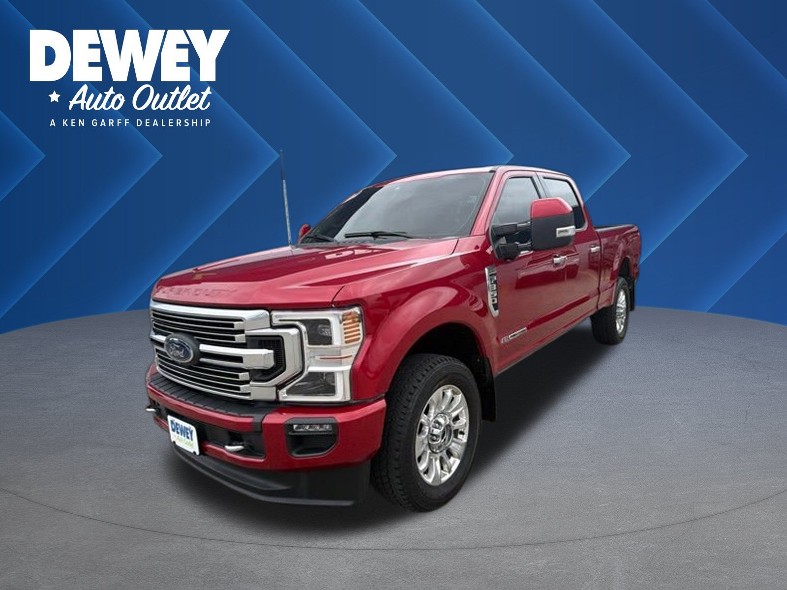 Used 2020 Red Metallic Ford Limited image 1