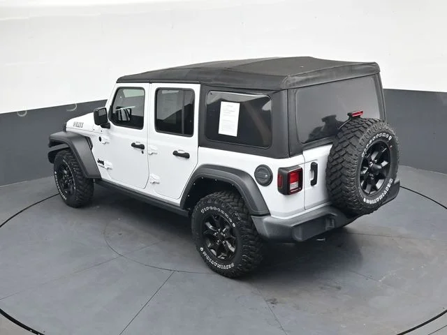 Used 2022 Bright White Clearcoat Jeep Unlimited Willys image 27