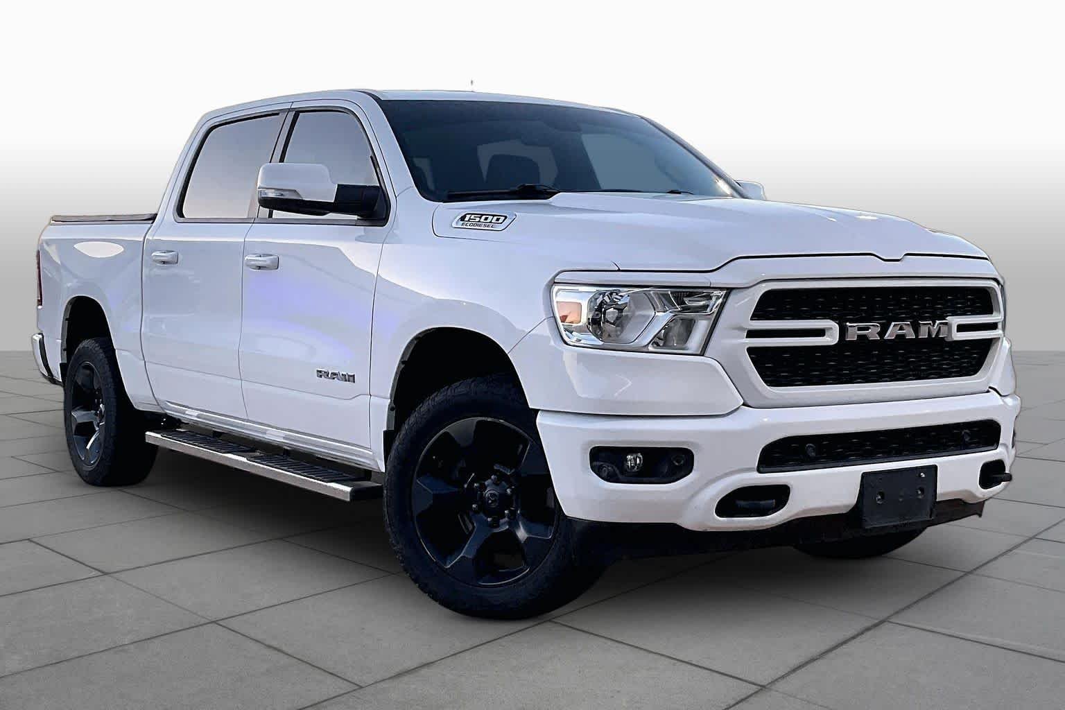 Used 2020 Bright White Clearcoat Ram Big Horn image 3