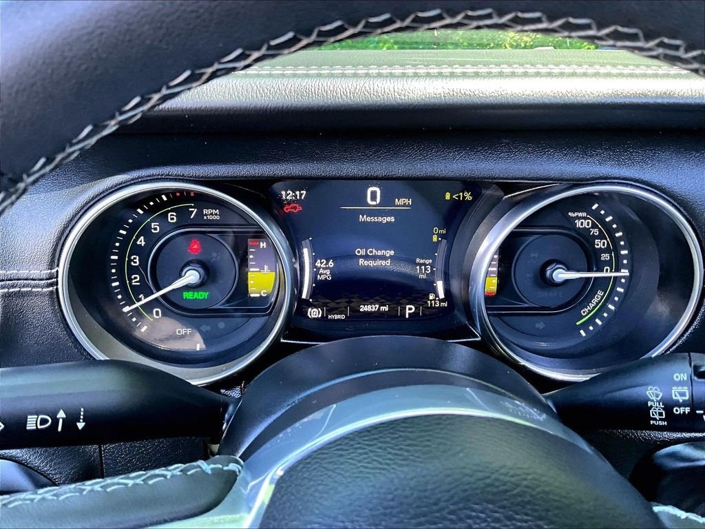 Used 2023 Gray Jeep Sahara 4xe image 25