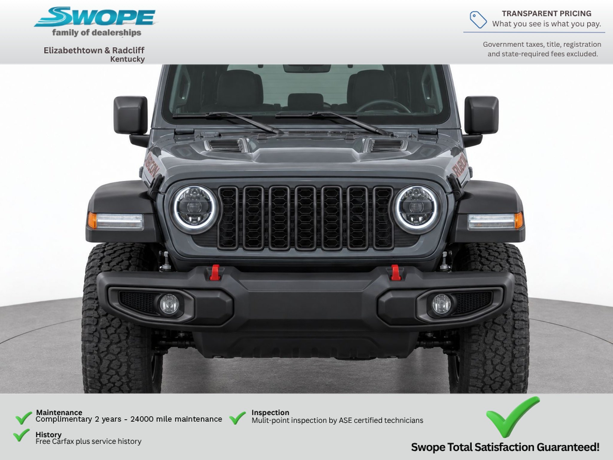 Used 2024 Anvil Clear Coat Jeep Rubicon image 2