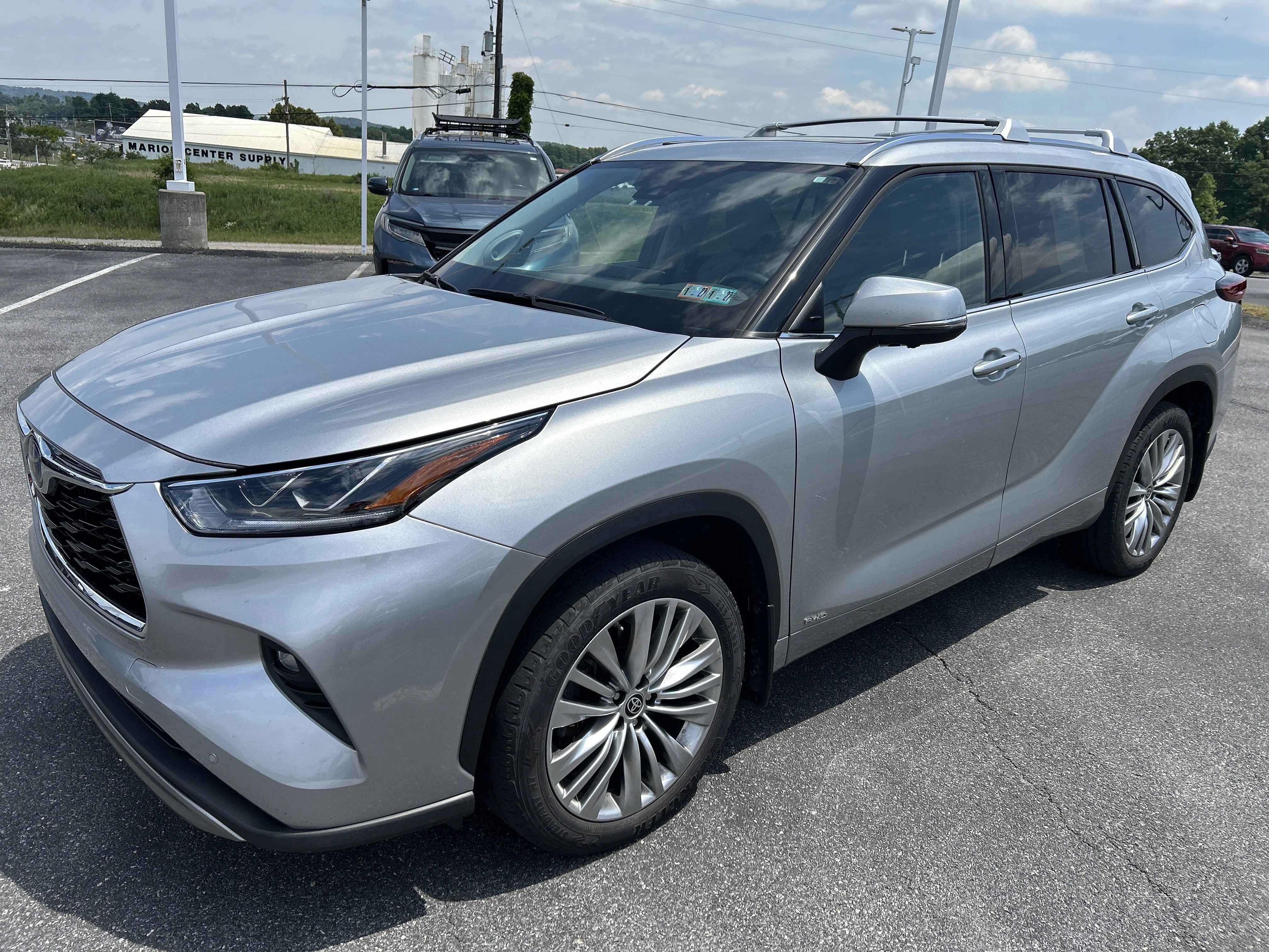 Used 2023 Celestial Silver Metallic Toyota Hybrid Platinum image 8