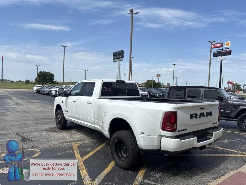 Used 2025 Bright White Clearcoat Ram Laramie image 3