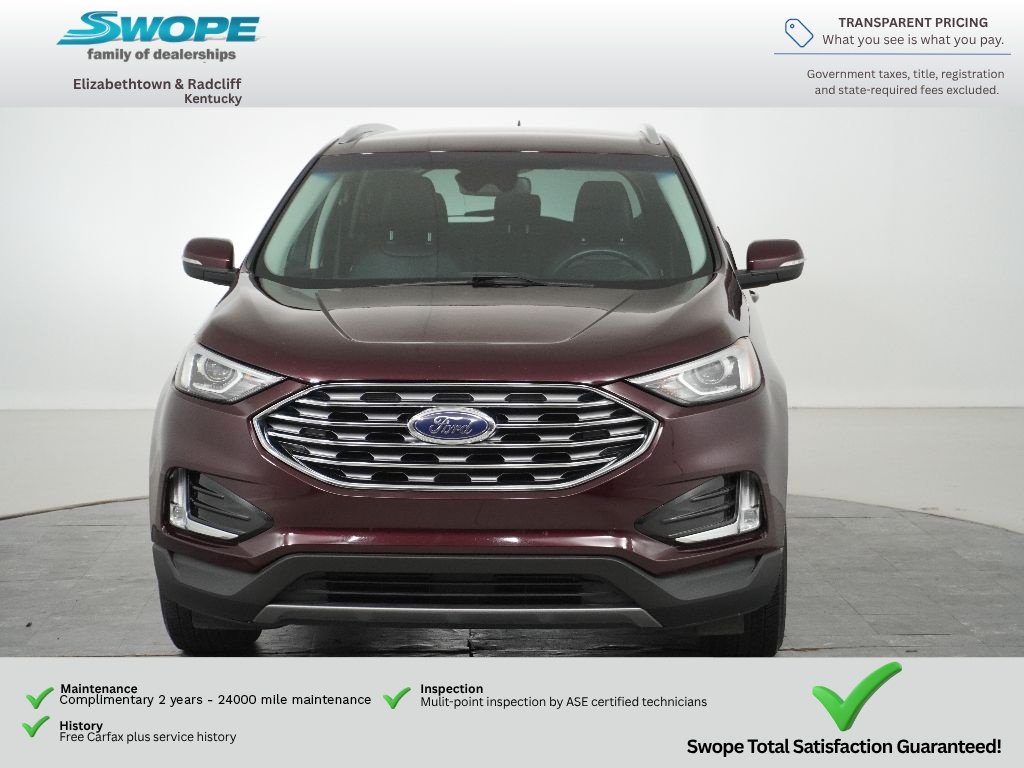 Used 2020 Burgundy Velvet Metallic Tinted Clearcoat Ford SEL image 8