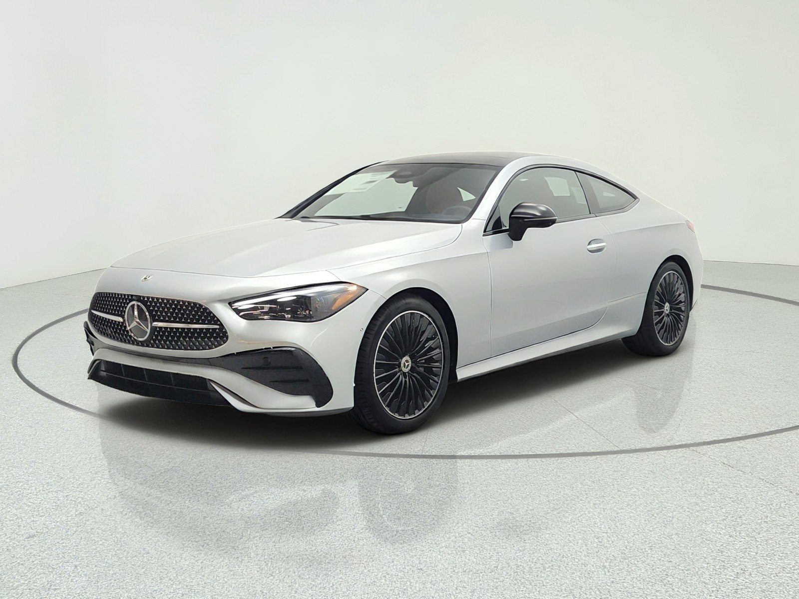 New 2026 Cirrus Silver Metallic Mercedes-Benz CLE 300 4MATIC® Coupe image 1
