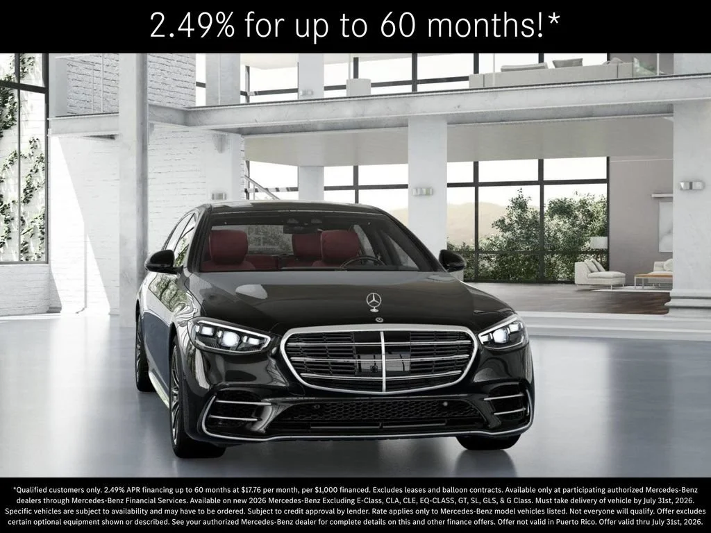 New 2026 Obsidian Black Metallic Mercedes-Benz S 580 image 50