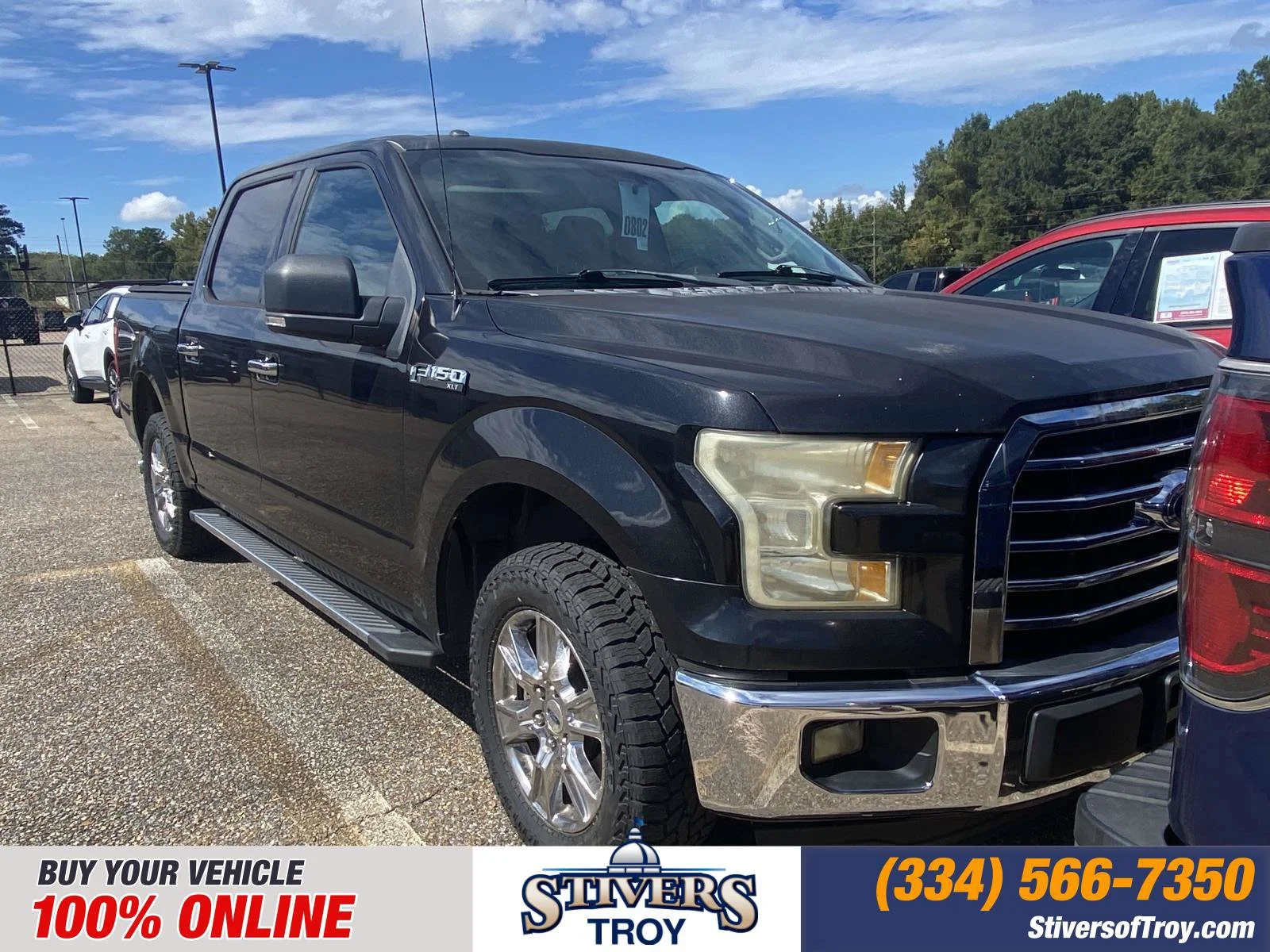 Used 2015 Black Ford XLT image 1