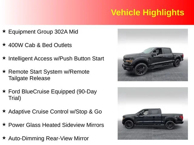 Used 2024 Black Ford XLT image 3
