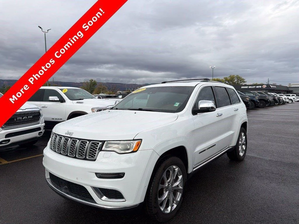 Used 2020 Bright White Clearcoat Jeep Summit image 3