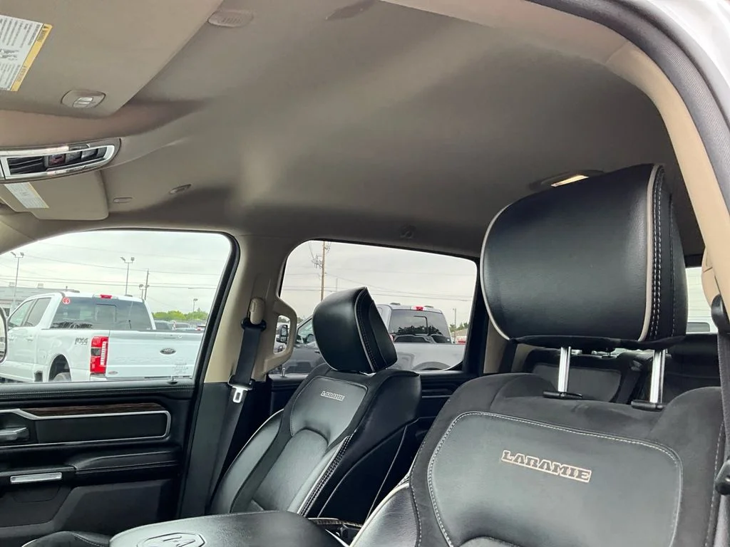 Used 2020 Ivory White Tri-Coat Pearlcoat Ram Laramie image 19