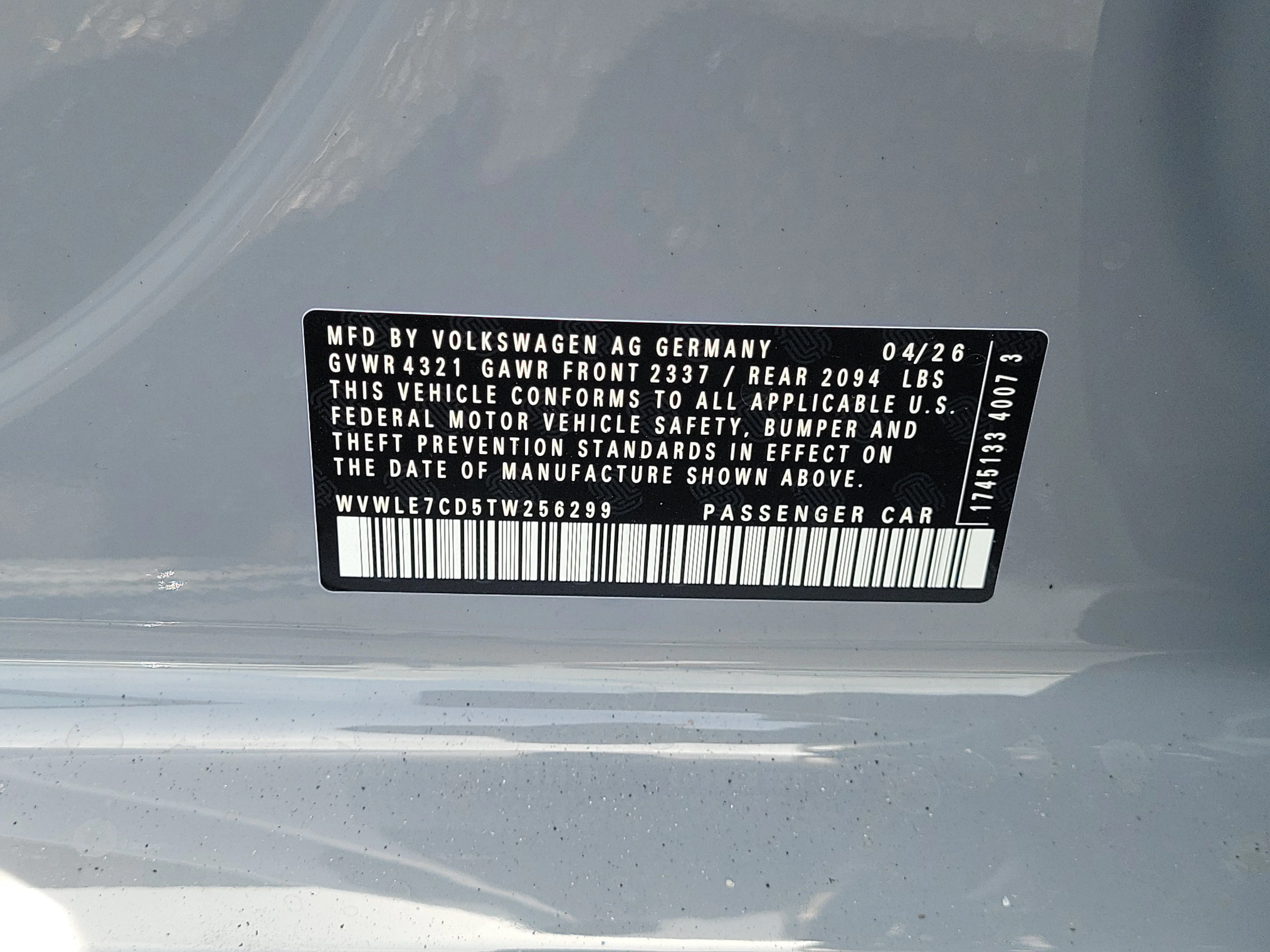 New 2026 Moonstone Gray Volkswagen 2.0T S image 32