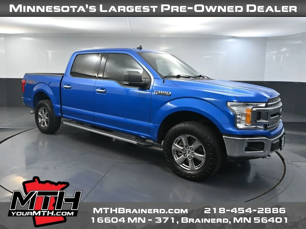 Used 2020 Blue Ford XLT image 1