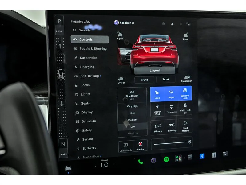Used 2022 Red Multi-Coat Tesla Plaid image 25