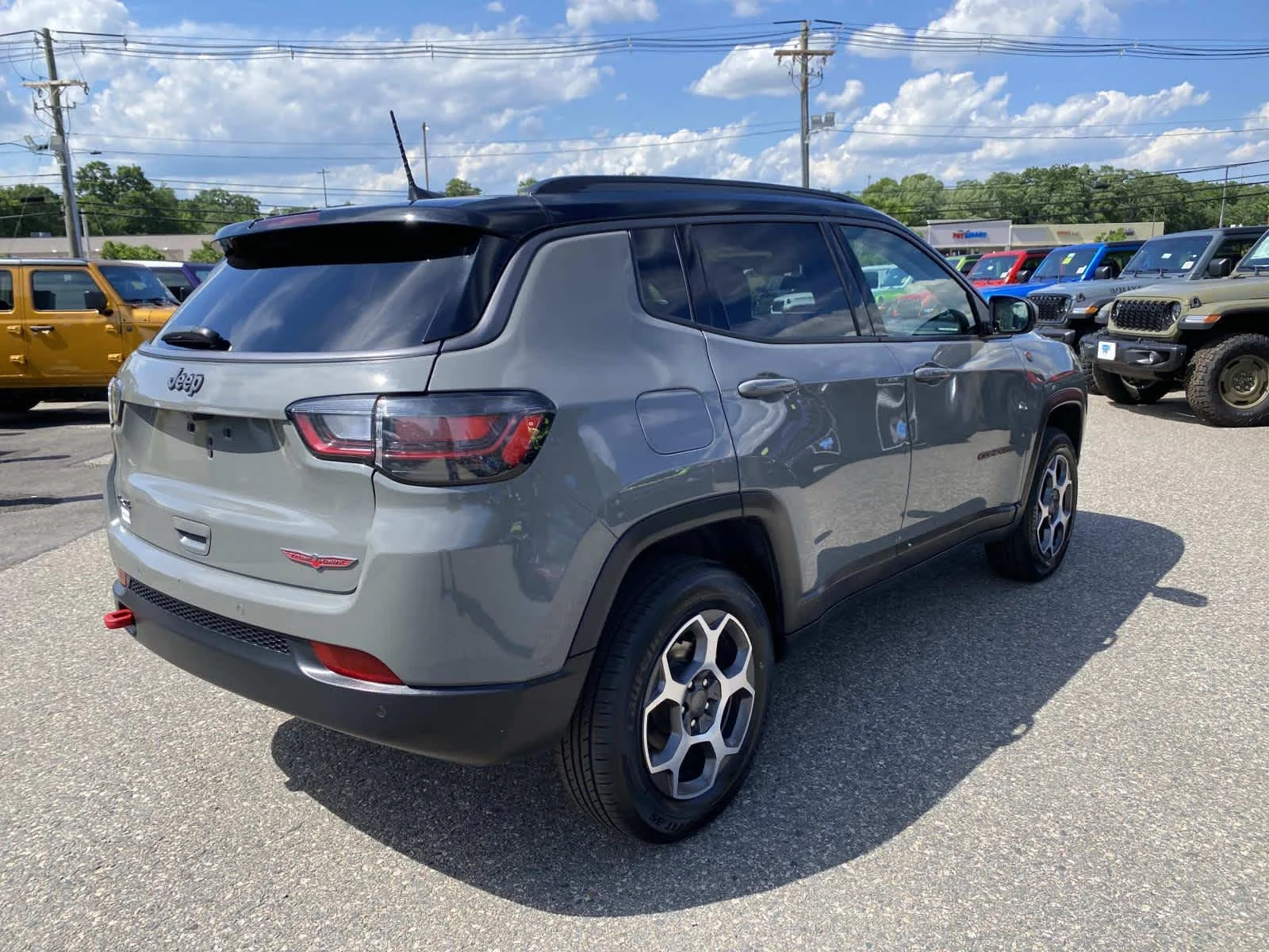 Certified Used 2022 Sting-Gray Clearcoat Jeep Trailhawk image 3