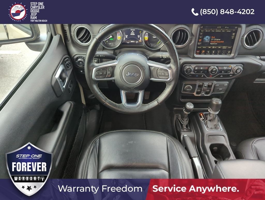 Used 2022 Beige Jeep Unlimited Sahara 4xe image 13